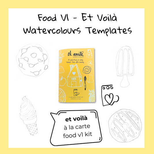 Food V1 - Et Voilà Watercolours Templates