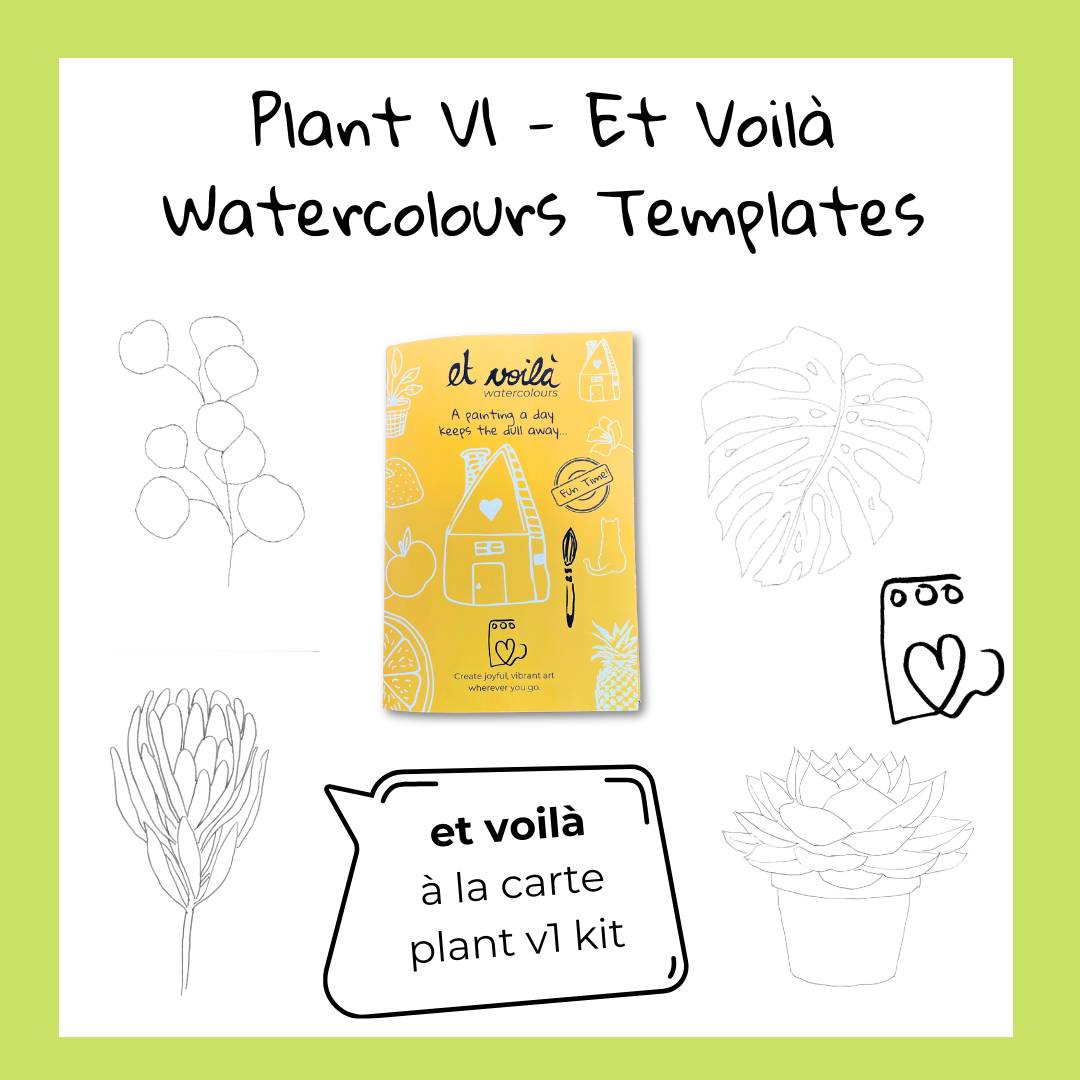 Plant V1 - Et Voilà Watercolours Templates