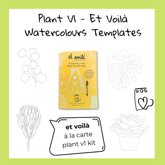 Plant V1 - Et Voilà Watercolours Templates