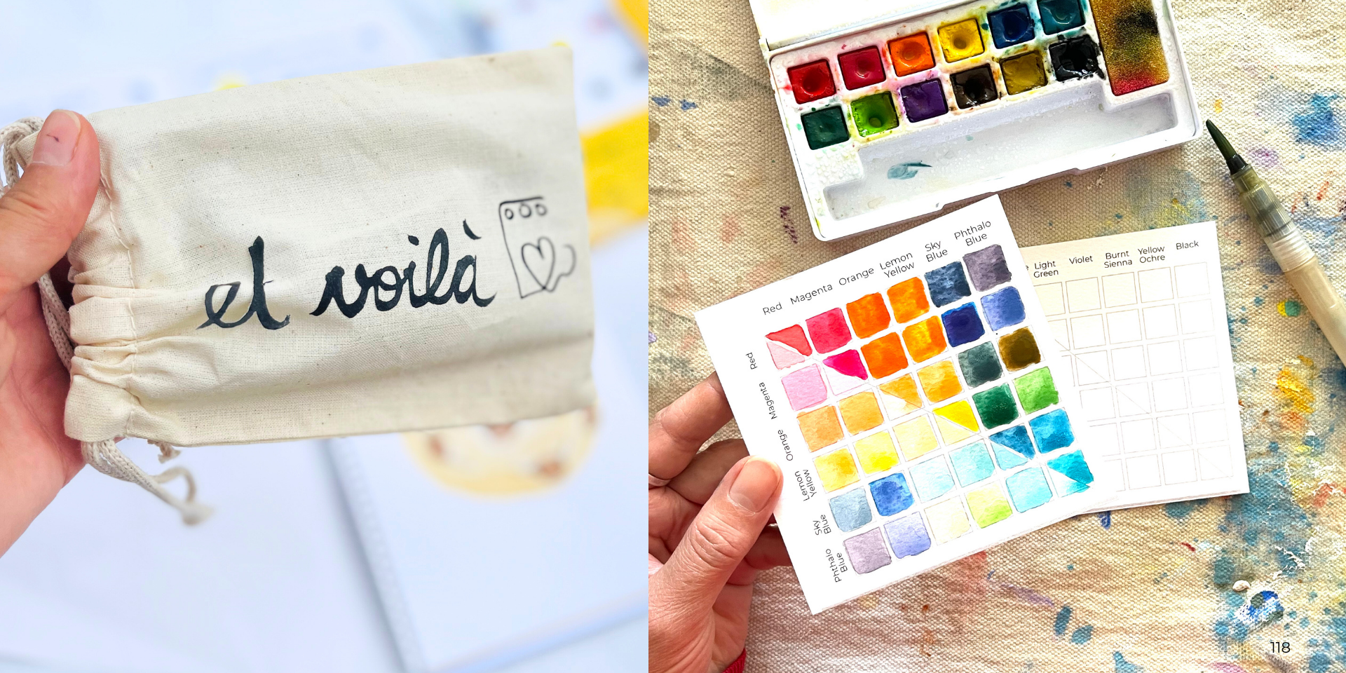 How to Mix Watercolour Colours and Control Their Strength