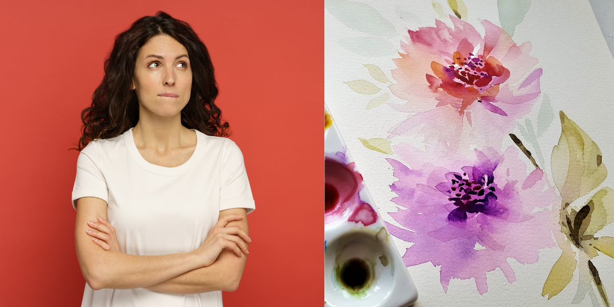 "I'm Not Creative": Overcome Creative Self-Doubt with Watercolour