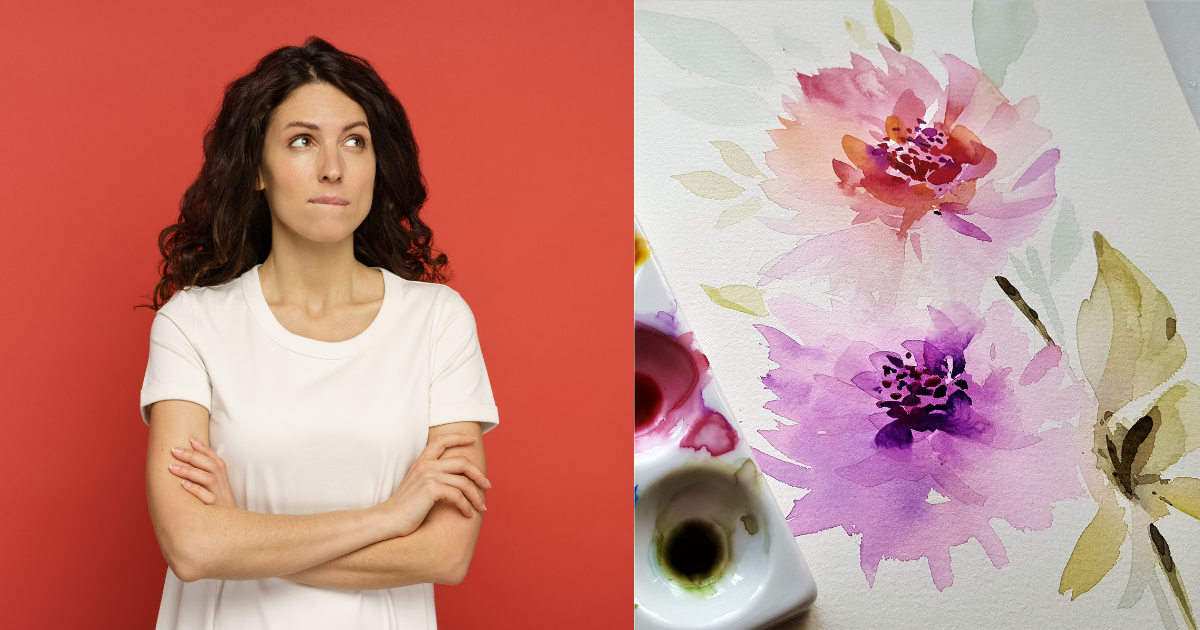 "I'm Not Creative": Overcome Creative Self-Doubt with Watercolour