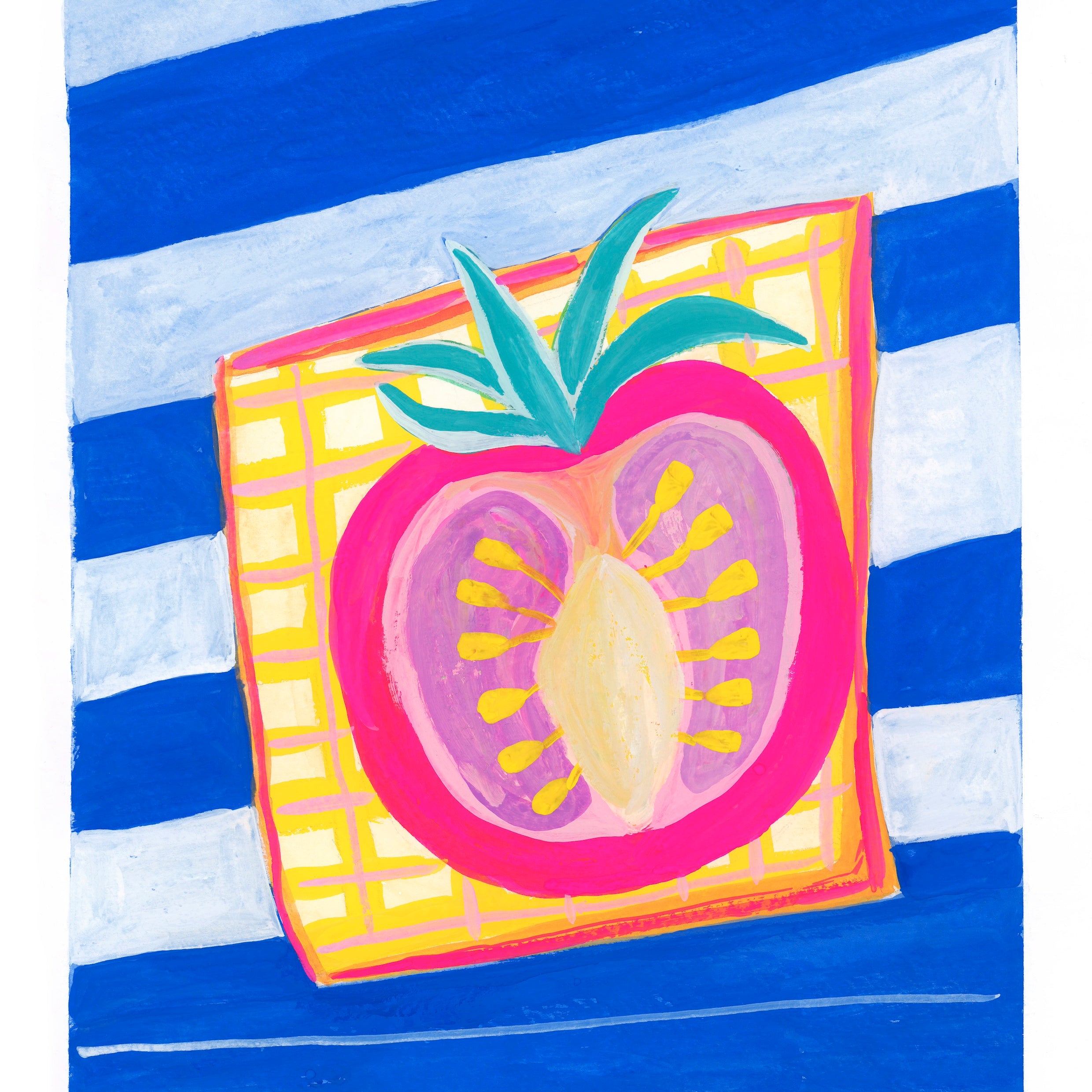 A Sliced Tomato - Original Artwork