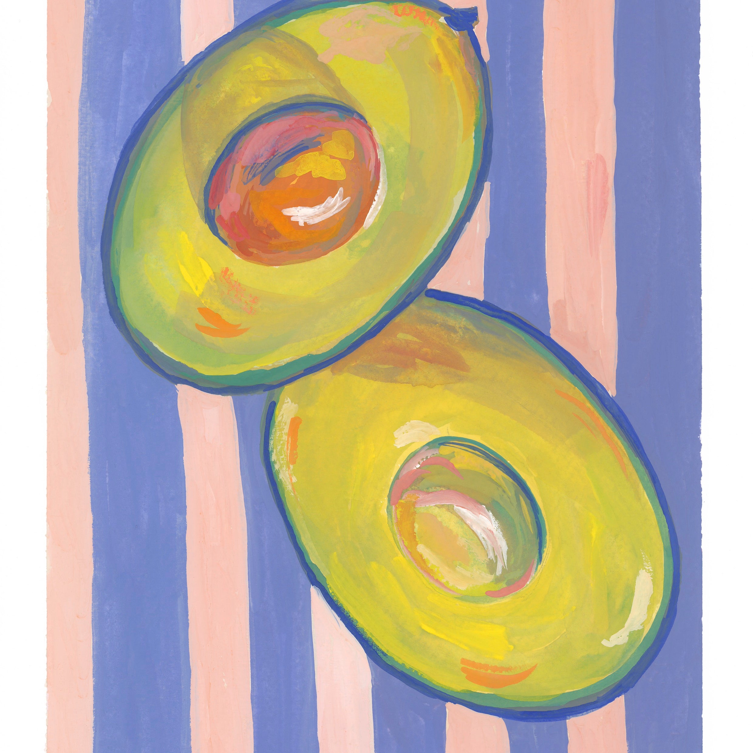 Avocado - Natural or on toast? - Original Artwork