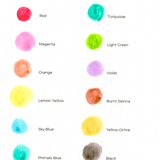 Watercolour Mixing Chart (Printable PDF)