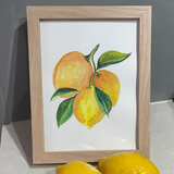 🍋 Creative Café: Watercolour Lemons & Sweet Treats