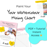 Watercolour Mixing Chart (Printable PDF)