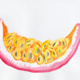 Passion Fruit Slice in Watercolour
