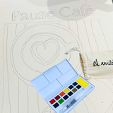 Pause Café | A French-Inspired Watercolour Experience