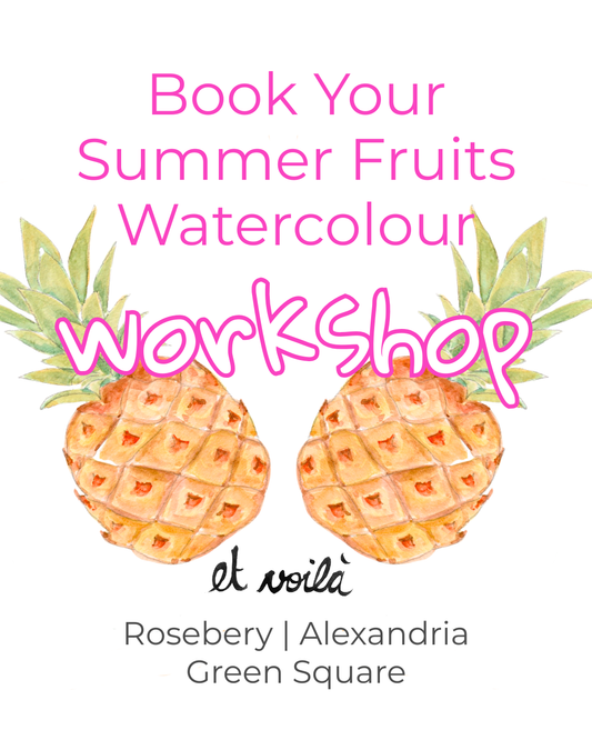 Summer Fruits in Watercolour – A Beginner-Friendly Painting Class