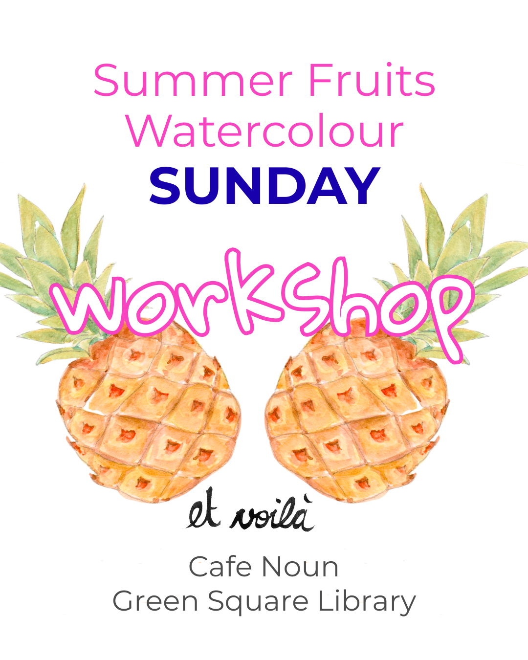 Summer Fruits in Watercolour – A Beginner-Friendly Painting Class