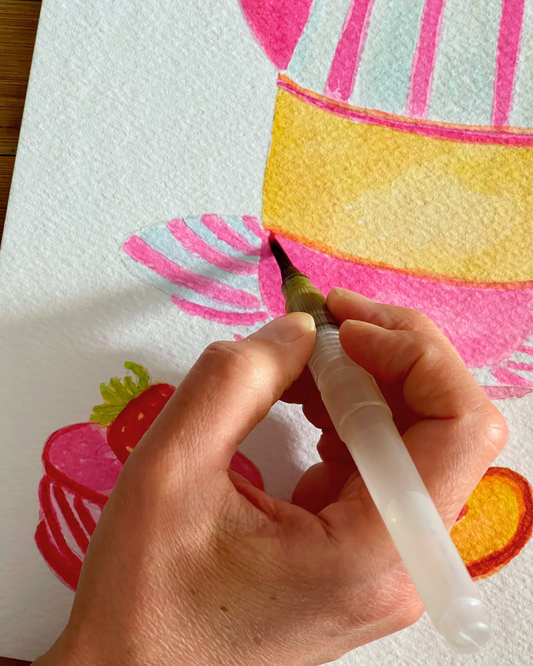 Tea & Paint: A Watercolour Tea Party Workshop