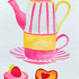 Tea & Paint: A Watercolour Tea Party Workshop