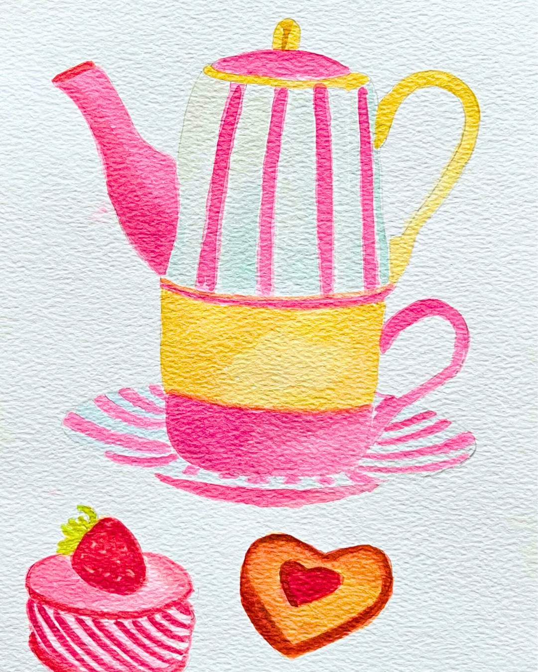 Tea & Paint: A Watercolour Tea Party Workshop