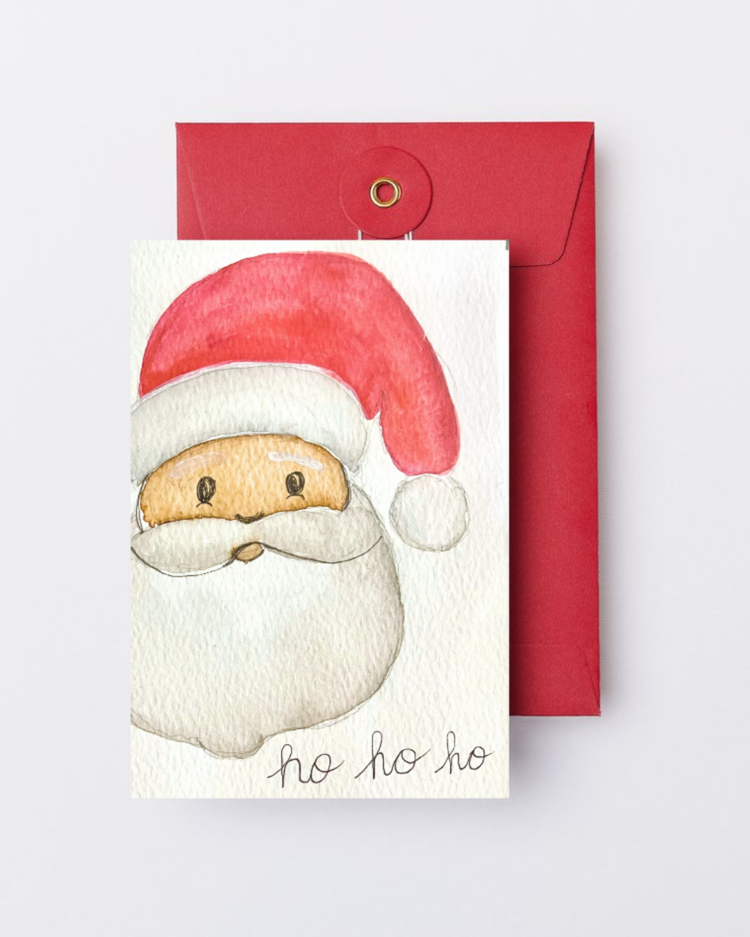Hand-painted festive cards and gift tags made with the Et Voilà Bon Voyage Kit